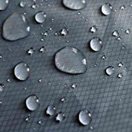 How is silicone resin applied in waterproofing for silicone fabric?