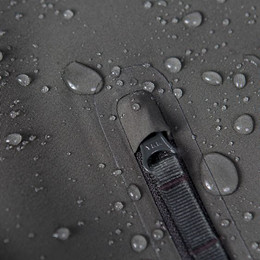 What is the action mechanism of silicone water repellent ?